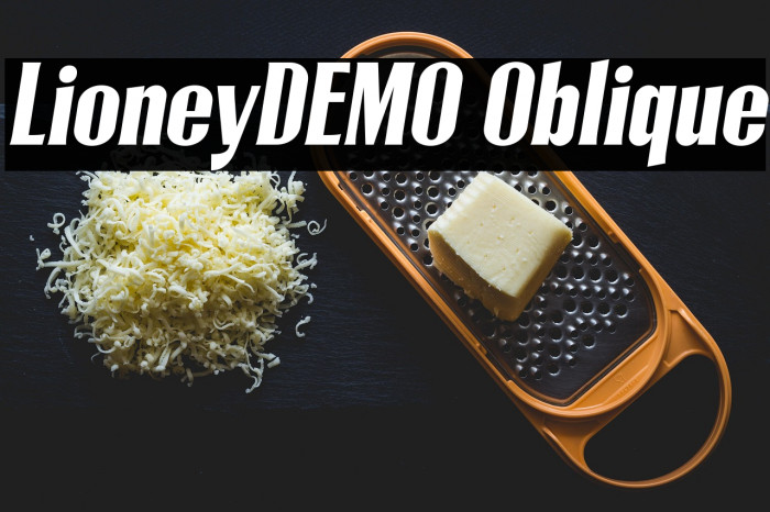 LioneyDEMO Oblique Example 3