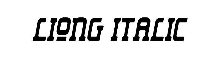 Liong-Italic  नि: शुल्क फ़ॉन्ट्स डाउनलोड