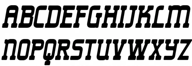 Liong-Italic Schriftart Groß