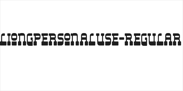 LiongPersonalUse-Regular Logo