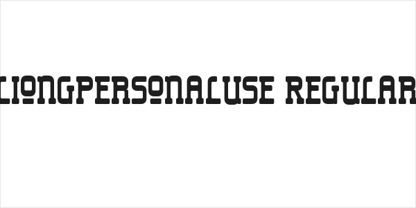LiongPersonalUse-Regular Logo