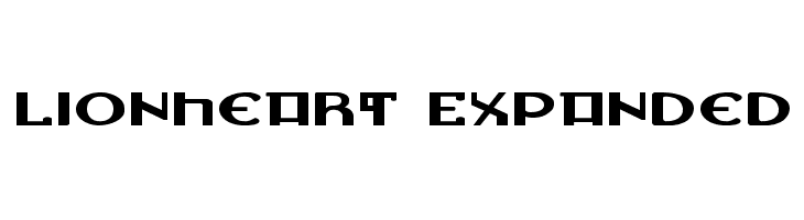 Lionheart Expanded  नि: शुल्क फ़ॉन्ट्स डाउनलोड