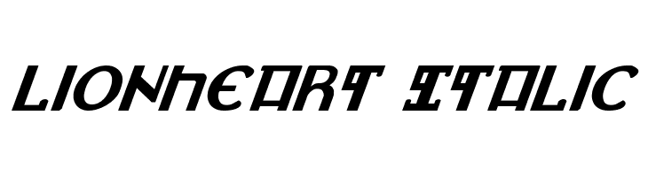 Lionheart Italic  Скачать бесплатные шрифты