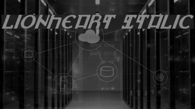 Lionheart Italic Font examples