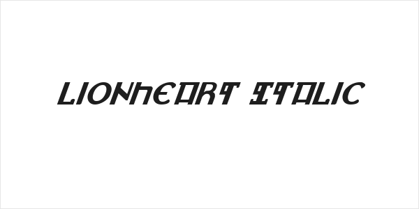 Lionheart Italic Logo
