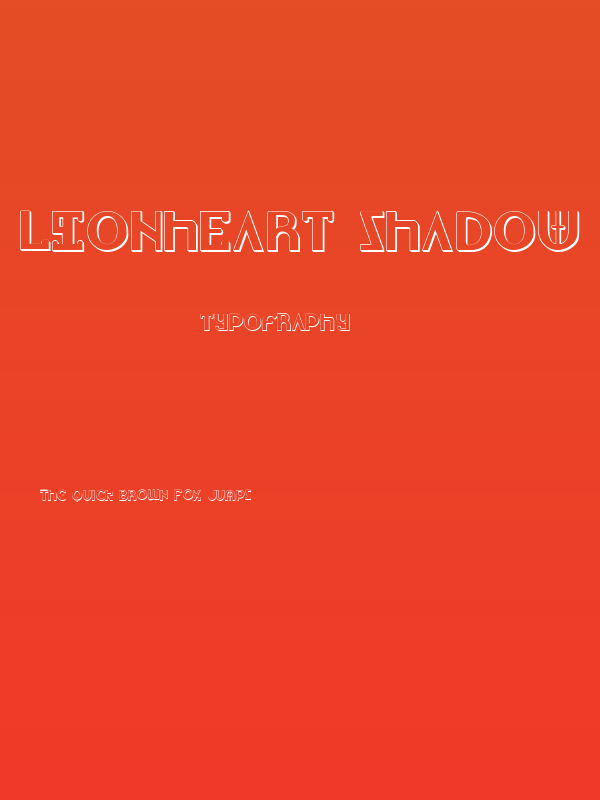 Lionheart Shadow Poster