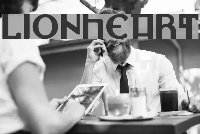 Lionheart Font examples