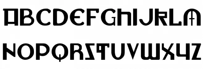 Lionheart خط أحرف صغيرة