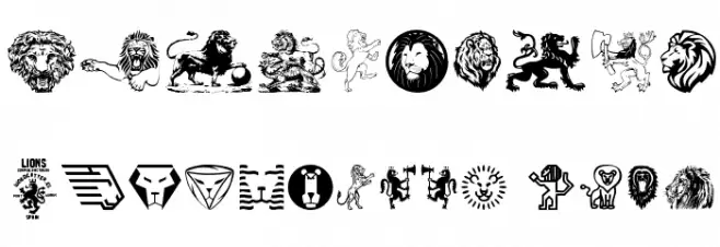 Lions Font OTHER CHARS