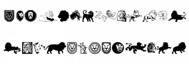 LionsClub Шрифта ВЕРХНИЙ