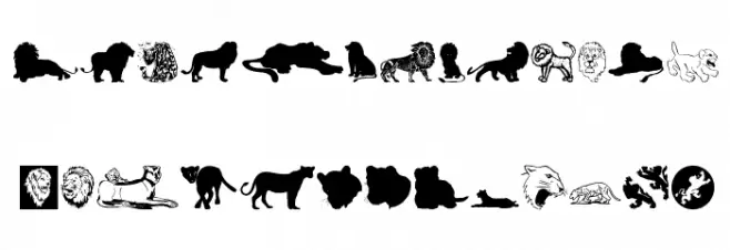 LionsClub फ़ॉन्ट लोअरकेस