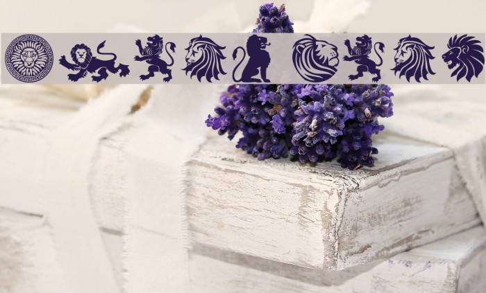 Lions Font examples