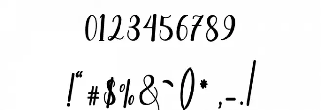 LiontineScript Font OTHER CHARS