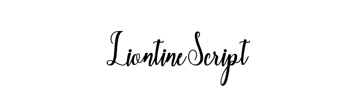 LiontineScript  नि: शुल्क फ़ॉन्ट्स डाउनलोड