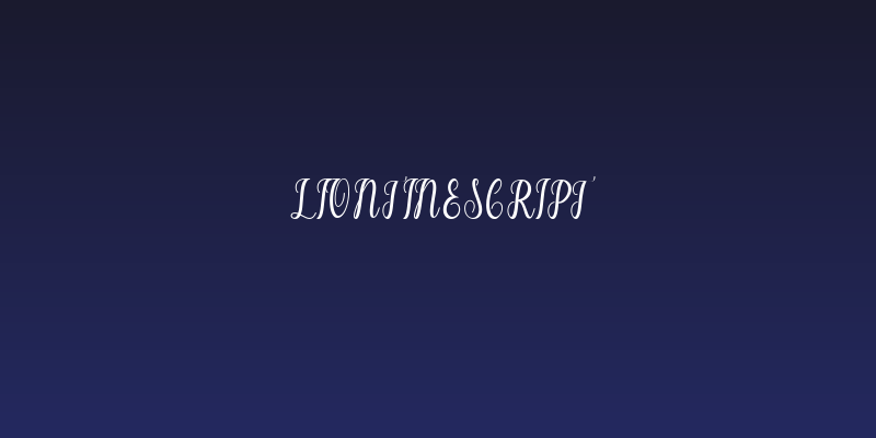 LiontineScript Social Header