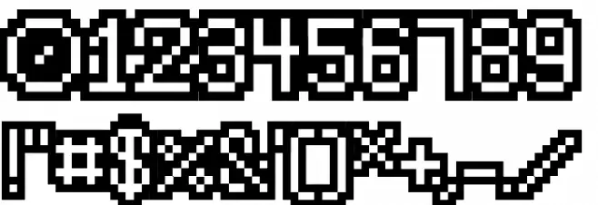 LipbyChonkOutline Font OTHER CHARS