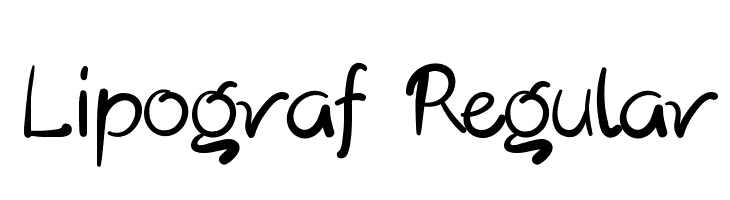 Lipograf Regular  Скачать бесплатные шрифты