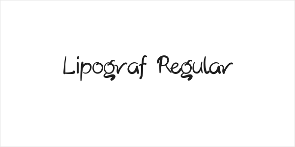 Lipograf Regular Logo