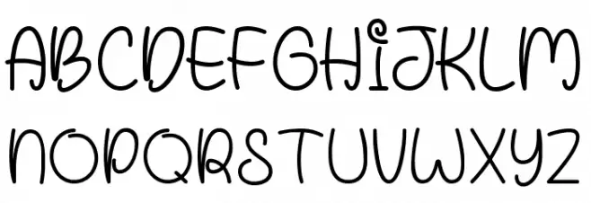 Lipops フォント 大文字