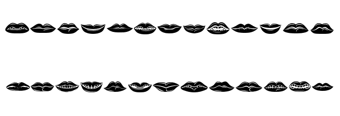 Lippen Regular Font OTHER CHARS