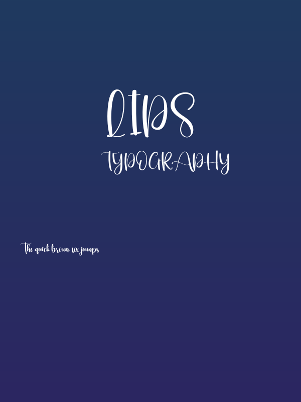 Lips Poster