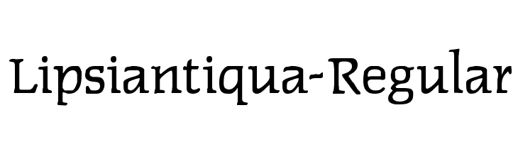Lipsiantiqua-Regular  baixar fontes gratis