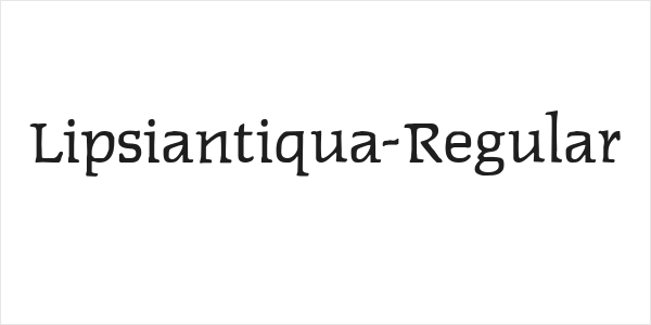 Lipsiantiqua-Regular Logo