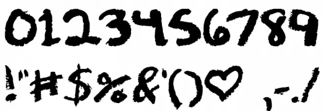 Lipstick Rage Regular Font OTHER CHARS