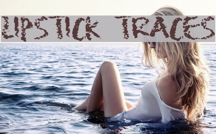 Lipstick Traces Font examples