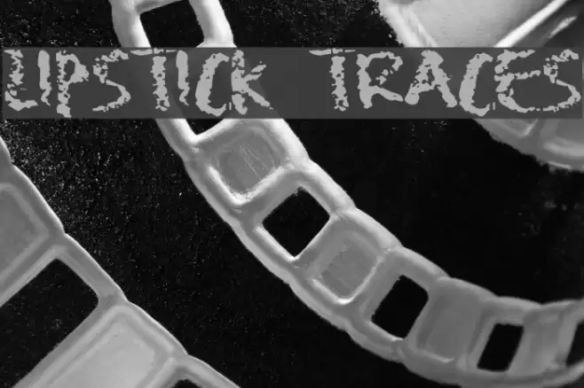 Lipstick Traces Font examples