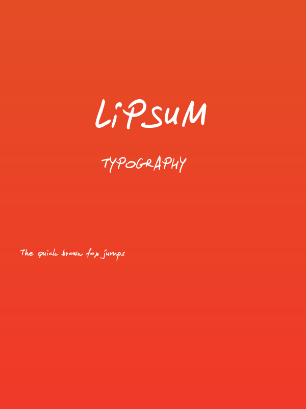 Lipsum Poster
