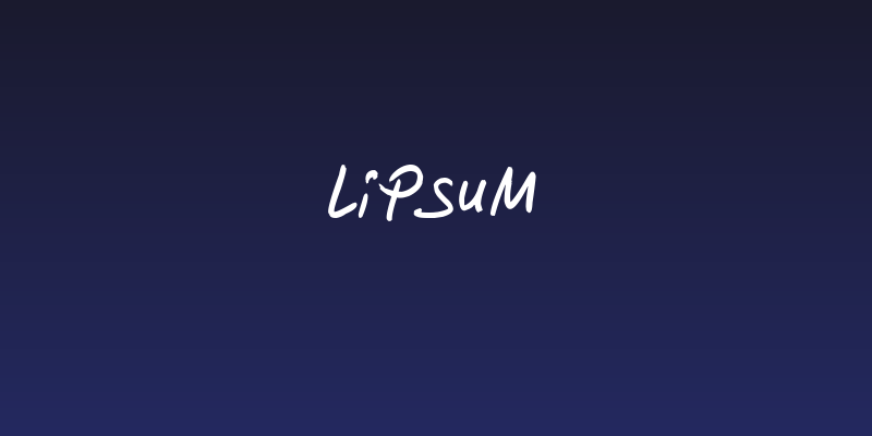 Lipsum Social Header