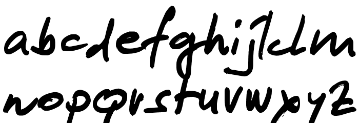 Lipsum Font LOWERCASE