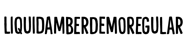 Liquid Amber DEMO Regular  Descarca Fonturi Gratis