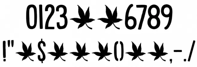 Liquid Amber DEMO Regular Font OTHER CHARS