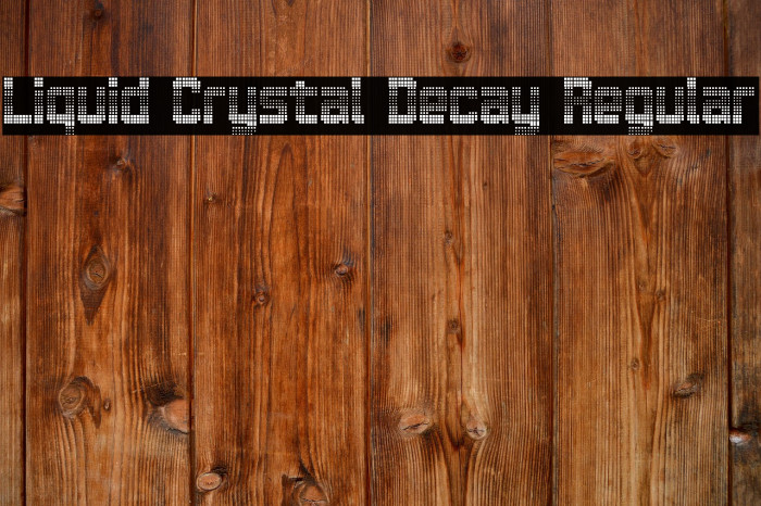 Liquid Crystal Decay Regular Example 3
