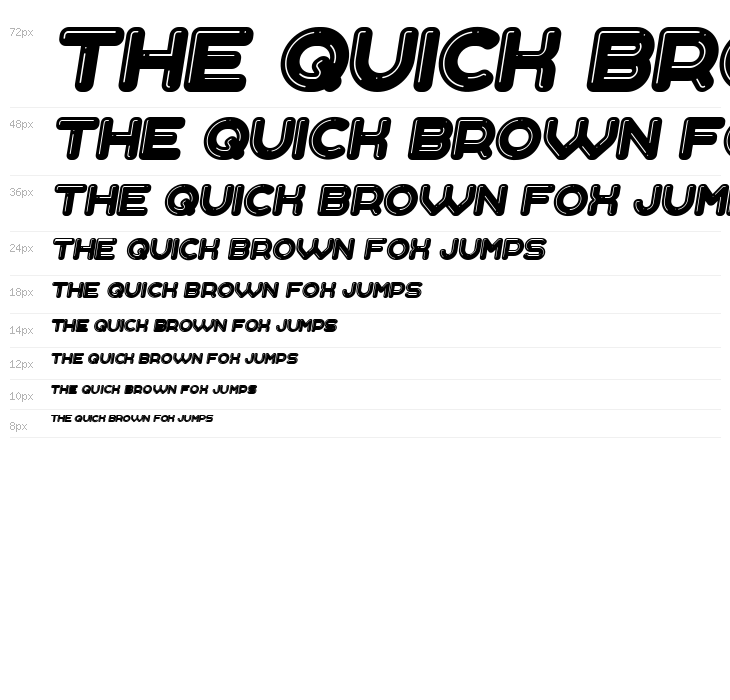 Liquid Italic Waterfall