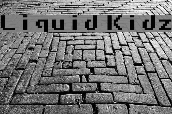 Liquid Kidz Font examples