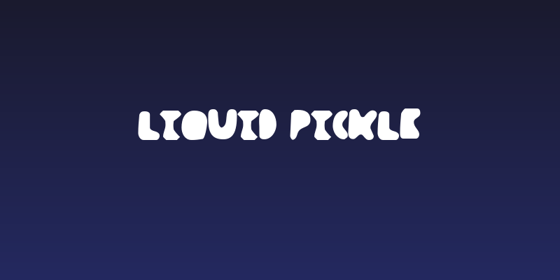 Liquid Pickle Social Header