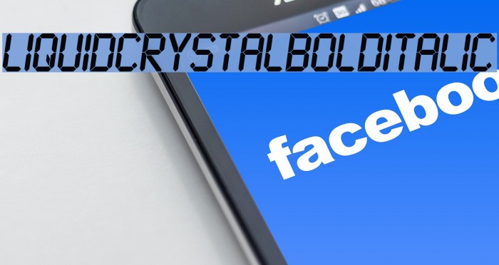 LiquidCrystal-BoldItalic Font examples