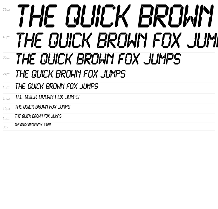 LiquidCrystal-BoldItalic Waterfall