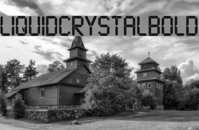 LiquidCrystal-Bold Example 1