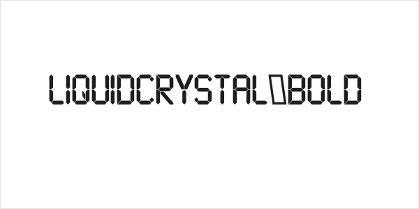 LiquidCrystal-Bold Logo