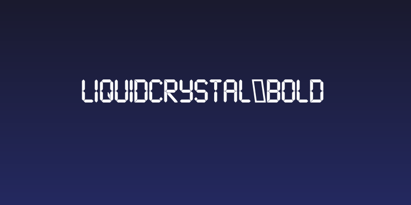 LiquidCrystal-Bold Social Header