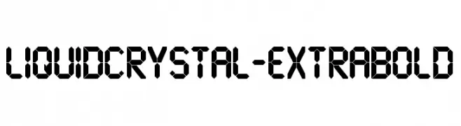 LiquidCrystal-ExtraBold  Fuentes Gratis Descargar