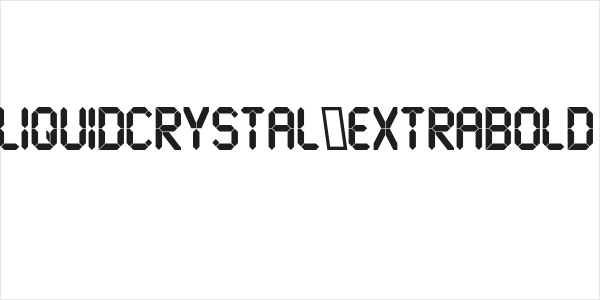 LiquidCrystal-ExtraBold Logo