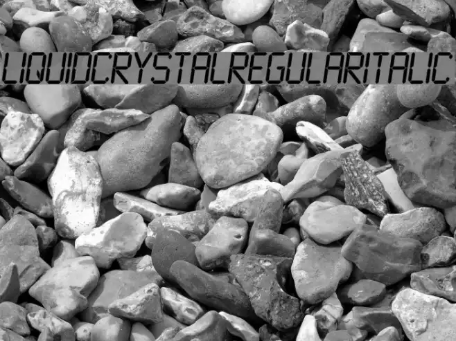 LiquidCrystal-RegularItalic Example 3