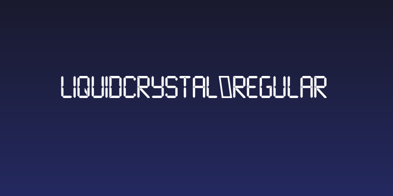 LiquidCrystal-Regular Social Header