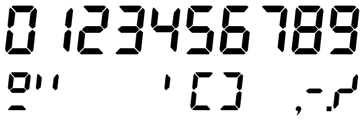 LiquidCrystal Font OTHER CHARS