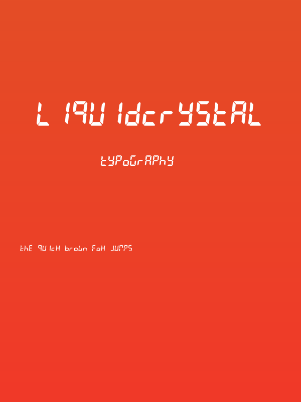 LiquidCrystal Poster